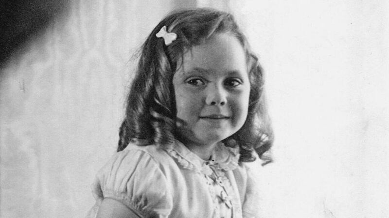 Sheilagh Young as a child