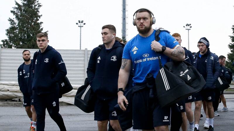 Andrew Porter and Leinster are set to return to training next week. Photograph: Matteo Ciambelli/Inpho
