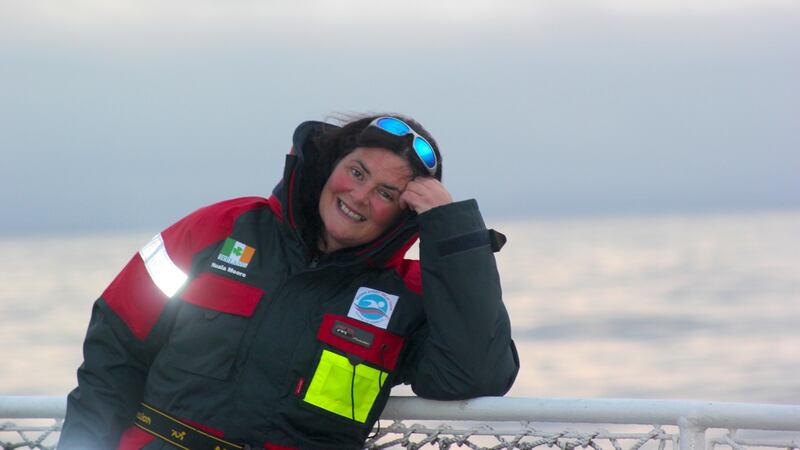 Moore hopes one day to swim a lake on Mount Everest. Photo: Nuala Moore