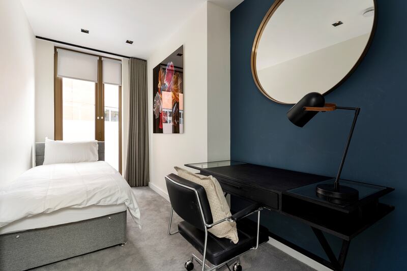 Bedroom and office space