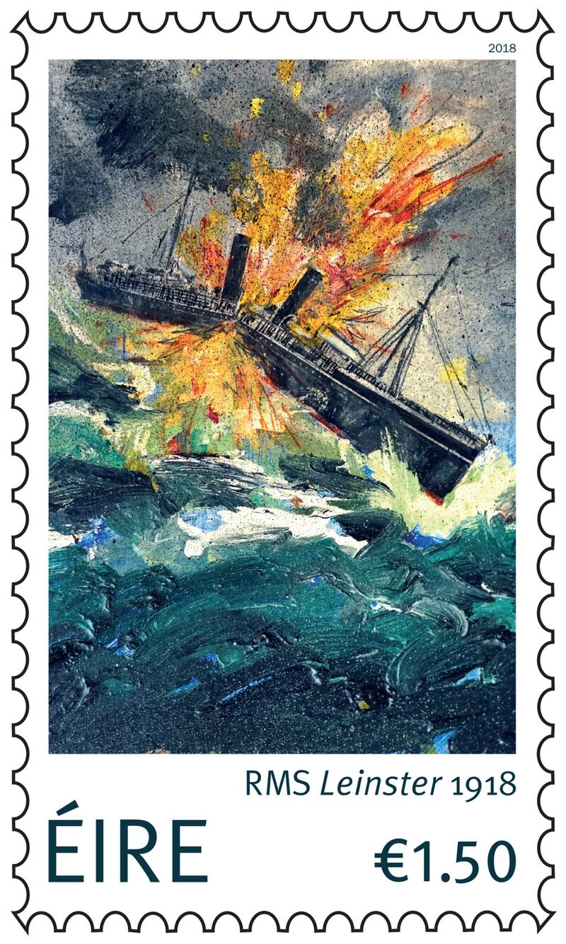 An Post is marking the centenary with a commemorative international stamp with a painting by Irish artist Brian Palm.