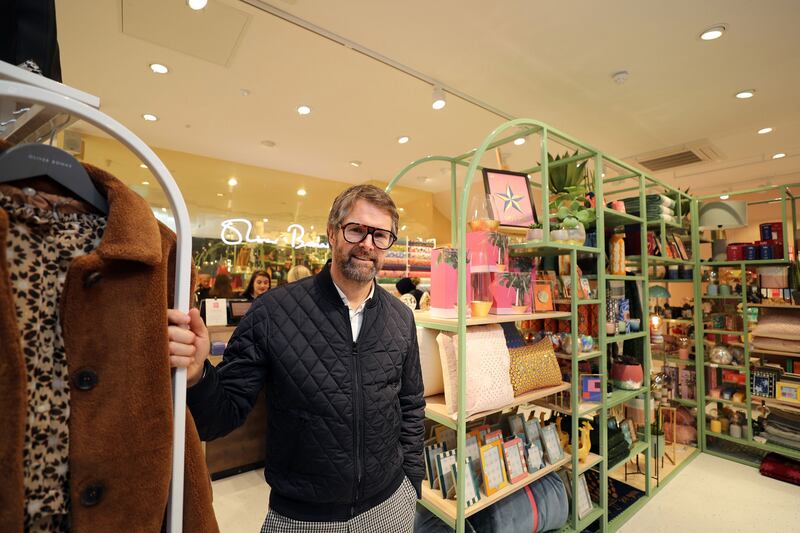 Oliver Bonas: company founder Oliver Tress at the design chain’s new store in Dublin. Photograph: Nick Bradshaw