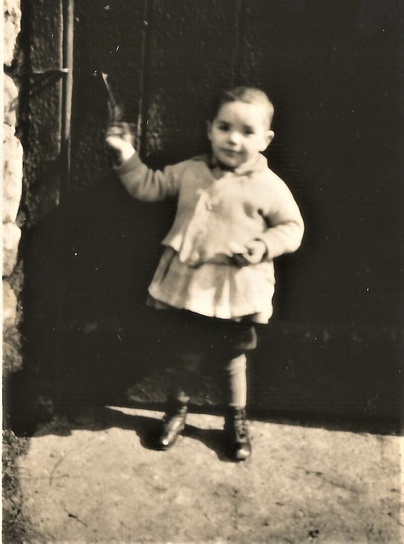 Mary after coming out of fever hospital, March 1934