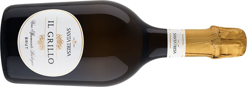Santa Tresa Il Grillo Spumante Brut, Organic