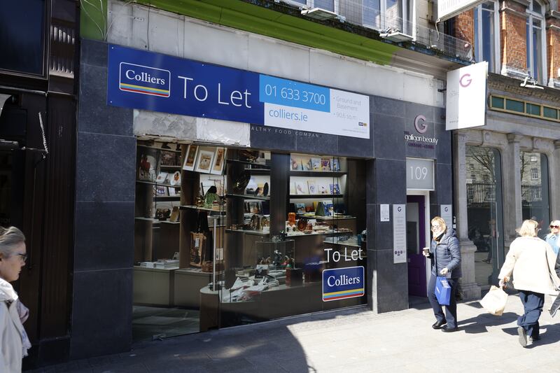 Most of the vacancy on Grafton Street is at the College Green end of the thoroughfare. Photograph: Nick Bradshaw