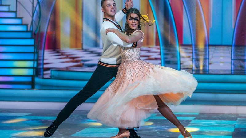 Missy Keating and Ervinas Merfeldas. Photograph: Kyran O’Brien