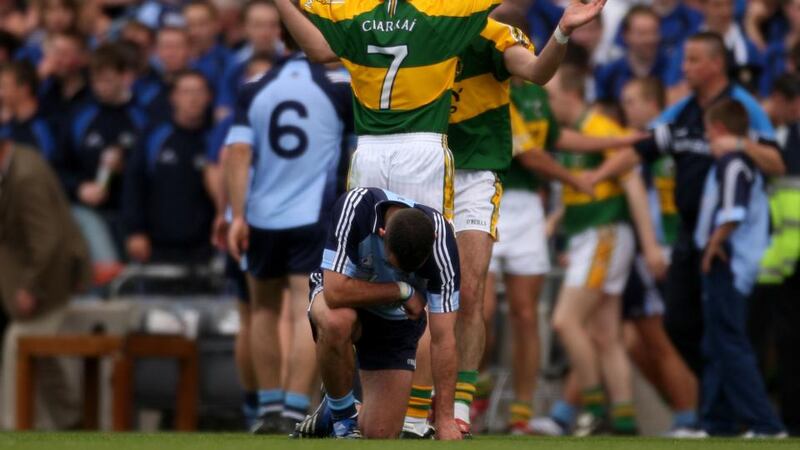 Dublin’s matches in 2007 averaged attendances of 80,000 in four of their five championship outings, including semi-final defeat to Kerry. Photograph: Billy Stickland/Inpho