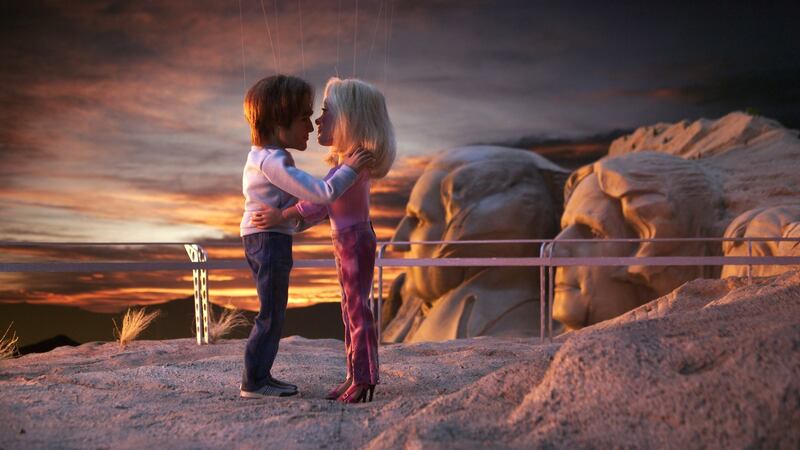 A sex-scene parody in Team America: World Police (2004)