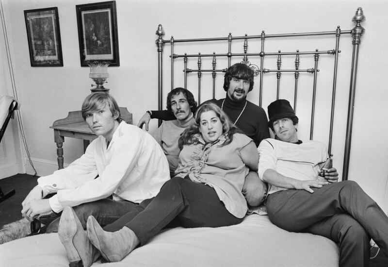 American folk rock group The Mamas and the Papas in 1966. Photograph: Watson/Express/Hulton Archive