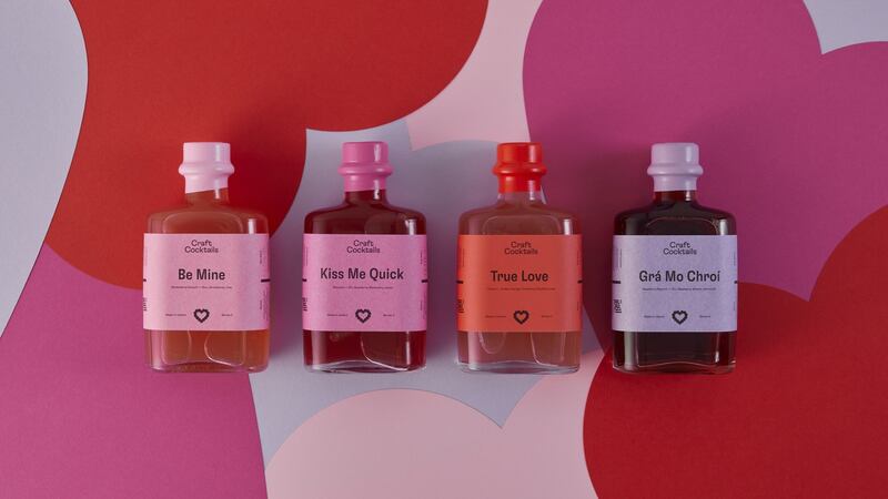 Craft Cocktails’ Valentine’s Day limited edition range