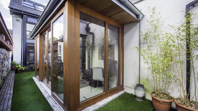 The front courtyard at 47 Warner’s Lane, Ranelagh, Dublin 6