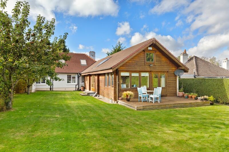 The extension and rear garden