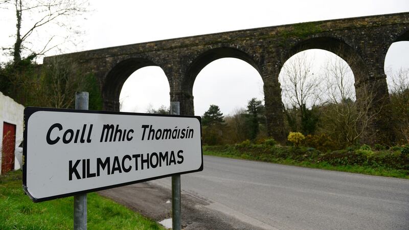 The viaduct in Kilmacthomas village has become part of the popular Waterford Greenway. Photograph: Bryan O’Brien/The Irish Times
