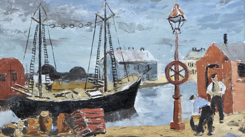 A View on the Claddagh by Joan Jameson