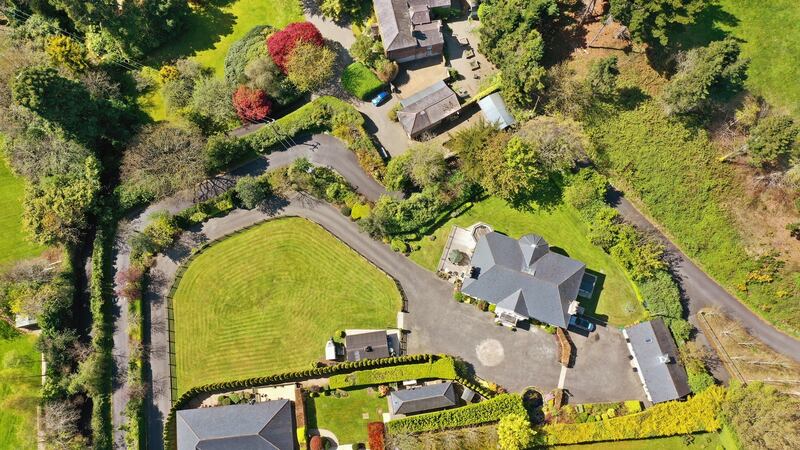 Ferndale, Chapel Road, Delgany, Co Wicklow, lies on almost an acre