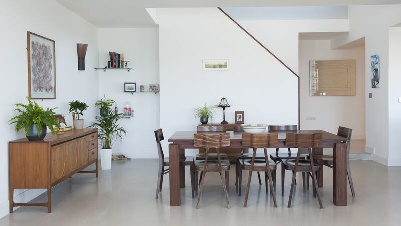 Contemporary seaside home interior, Rossnowlagh, Co Donegal. Photograph: Sarah Fyffe
