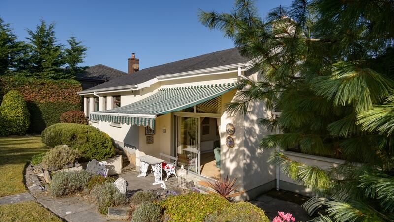South-facing patio and garden