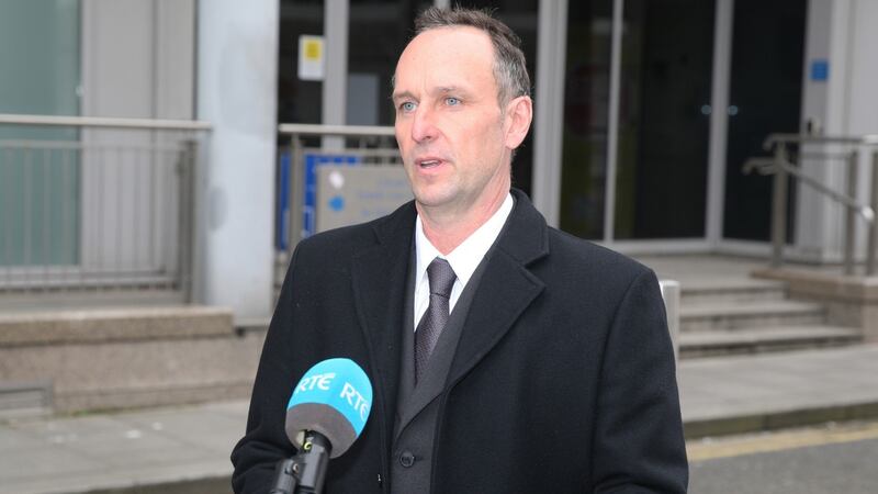 Padraig Creaven of Menlo, Galway, widower of Aoife Mitchell Creaven after he settled his High Court action over the death of his wife. Photograph: Collins Courts