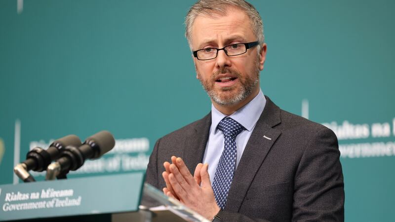 Minister for Children Roderick O’Gorman at the publication of the  Institutional Burials Bill. Photograph: Dara Mac Dónaill / The Irish Times