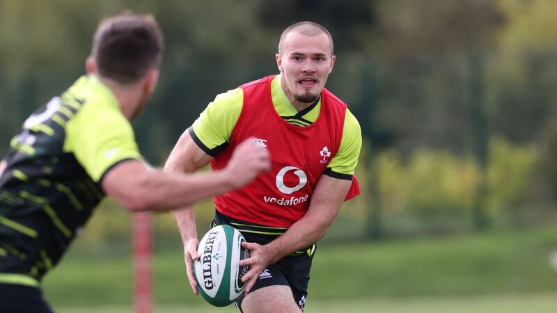 Jacob Stockdale could make his first appearance for Ireland at fullback on Saturday. Photograph: Billy Stickland/Inpho
