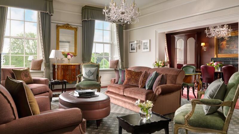 The newly reopened Presidential Suite, The Princess Grace at the Shelbourne