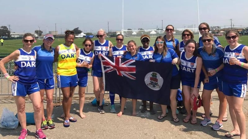 Cayman Islands GAA Ladies at the North American Championships in San Francisco.