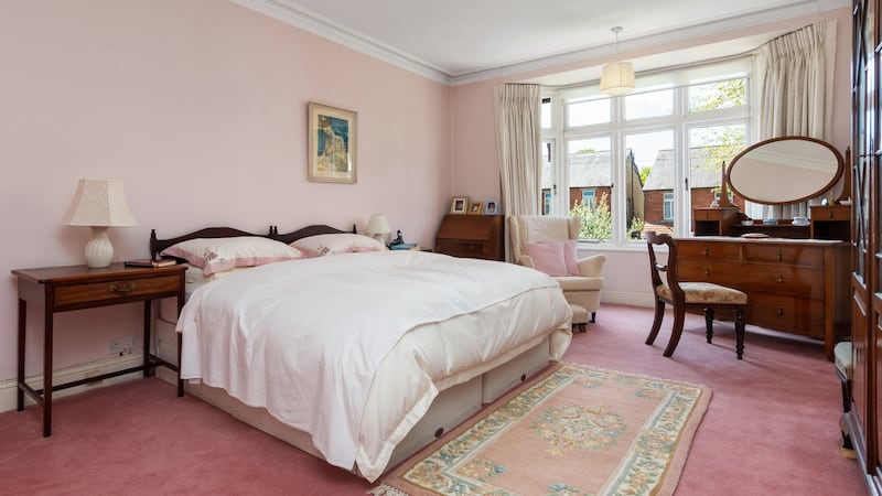 Main bedroom with bay window