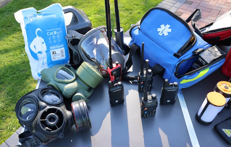 Frank Deegan's survival kit. Photograph: Dara Mac Dónaill