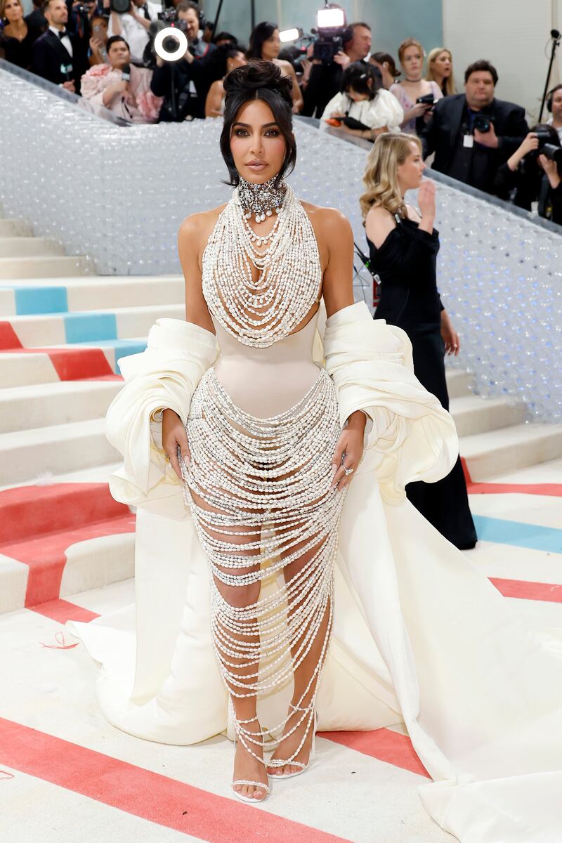 Kim Kardashian. Photograph: Mike Coppola/Getty Images