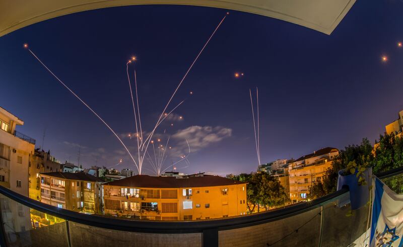 The Iron Dome system targets rockets of the sort often fired by Hamas and Hizbullah. Photograph: Alamy