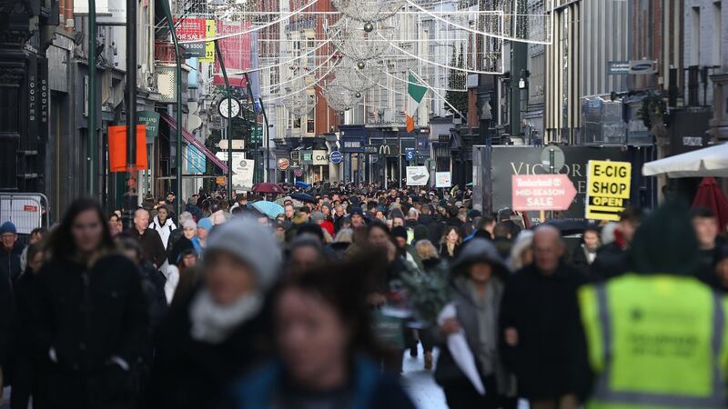 ‘On Grafton Street, lingerie chain Victoria’s Secret this week opened its first Irish store in the space formerly occupied by BT2.’ Photograph: Stephen Collins/Collins Photos