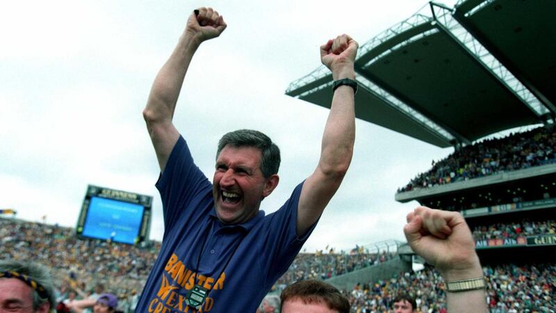‘I’ve been working closely with Liam Griffin, the head coach of the Wexford hurling team when they won the All-Ireland in 1996.’ Photograph: Billy Stickland/Inpho
