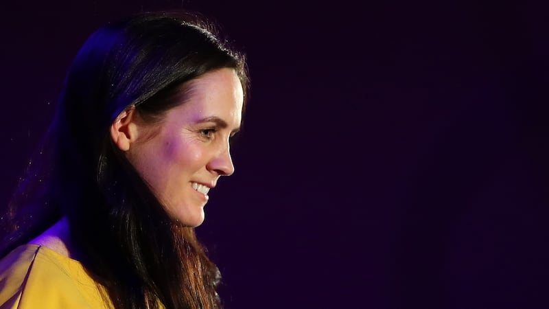 Rachael Blackmore after winning the  National Hunt Award at the 2019 Horse Racing Ireland Awards at the Burlington Hotel. Photograph: James Crombie/Inpho