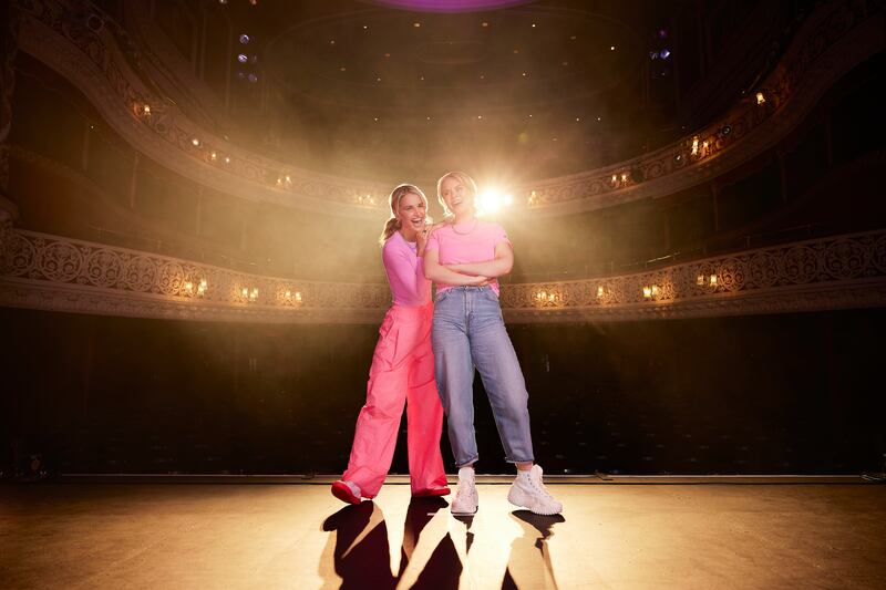 Vogue Williams and Joanne McNally. Photograph: Evan Doherty