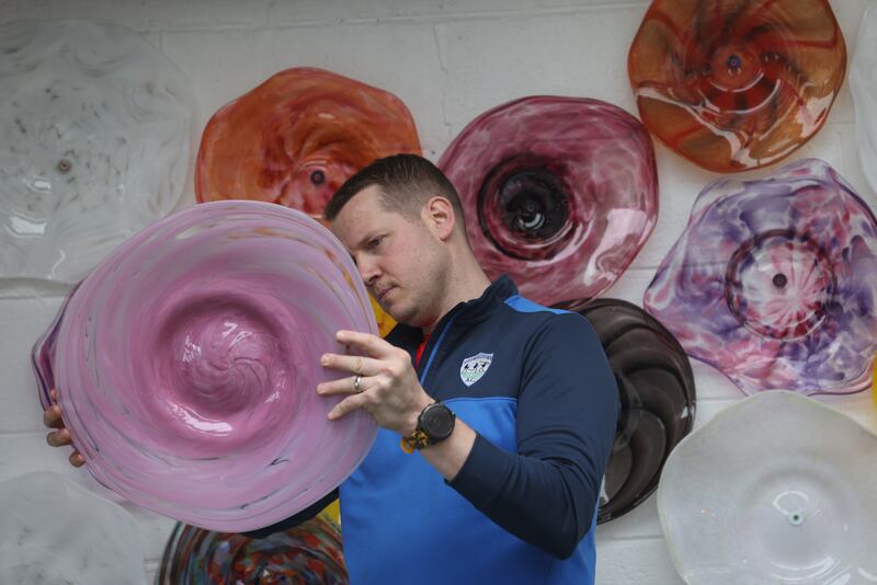 Rory Leadbetter: 'I think what people have come to know us for is our colour, and trying to innovate that way. We continue to use colour to make our glass stand out from what might be a more traditional look.' 