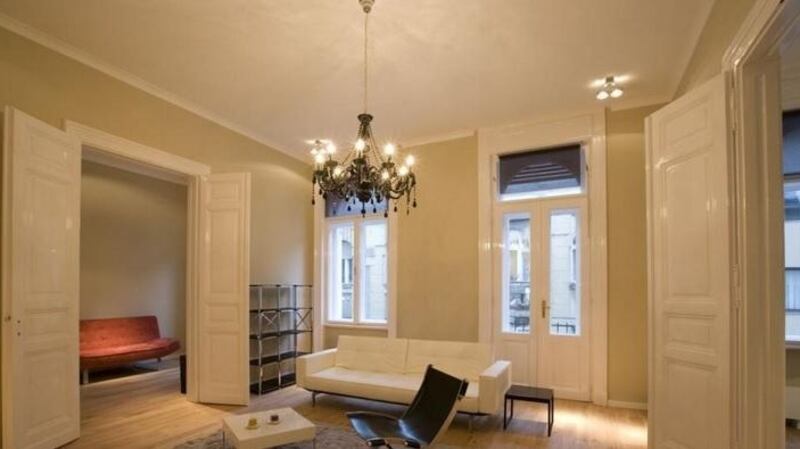 City centre apartment in Budapest, Hungary.