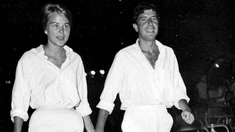 Marianne Ihlen and Leonard Cohen in the documentary Marianne & Leonard: Words of Love