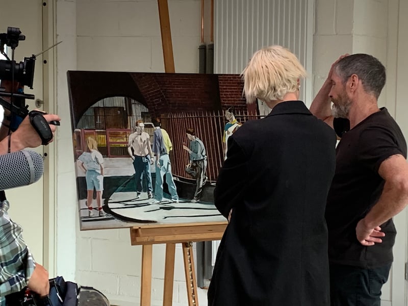 Pat Curran: 'I was subdued because of drink ... And as soon as I came off it, I started the CE scheme. Then an art teacher handed me a picture to draw, once every Wednesday'. Photograph: Pauline McNamara/RTÉ