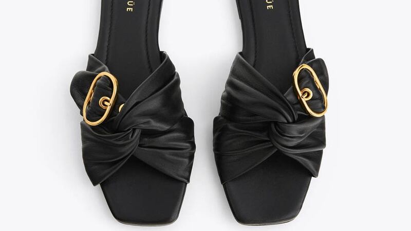 Sandals, €99, Uterque.