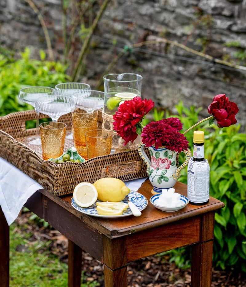 A side table is a useful addition to the main table