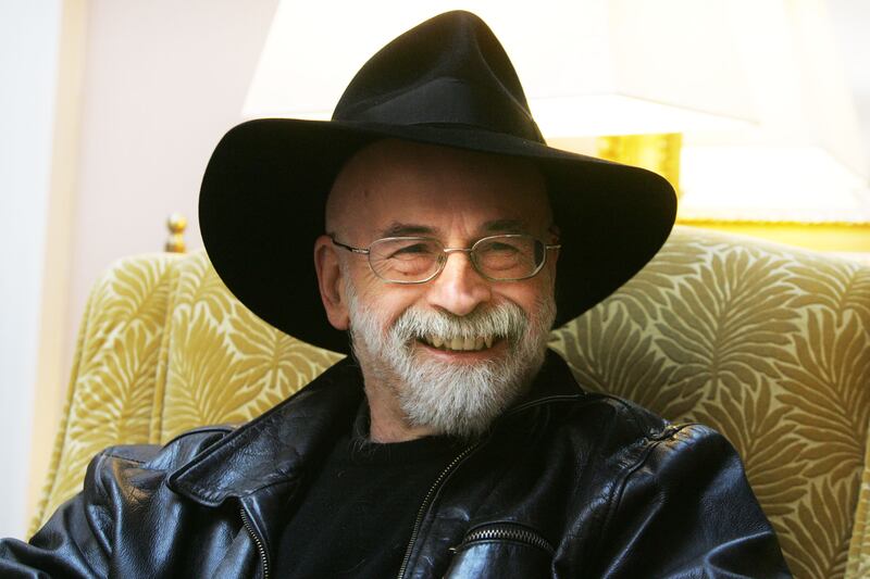 Terry Pratchett. Photograph: Cyril Byrne