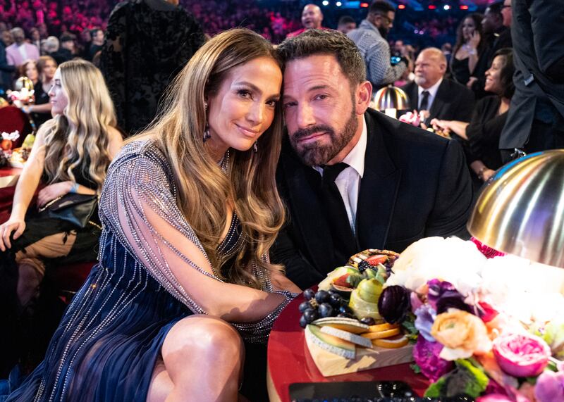 The second Bennif-era: Jennifer Lopez with Ben Affleck in 2023. Photograph: John Shearer/Getty