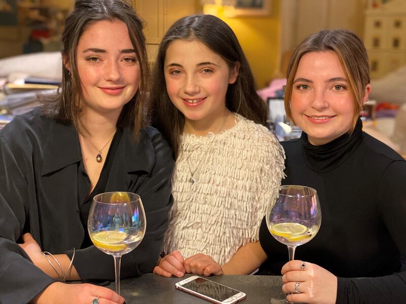 'She was fun, happy and kind': Tiggy (centre) with her sisters Lucy and Eliza