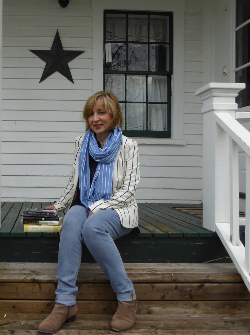 Anne-Marie Fyfe at the home of fellow poet Elizabeth Bishop