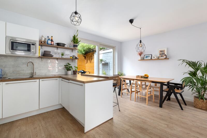 Kitchen and dining area