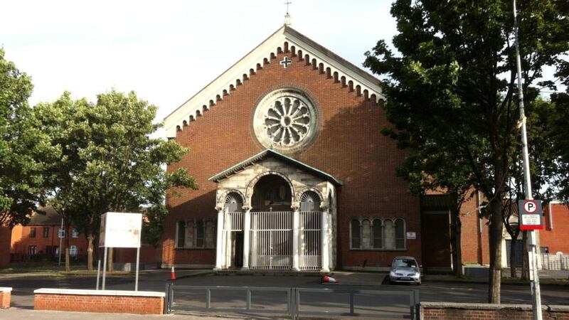 Our Lady of Lourdes church as it stands on Seán MacDermott Street.