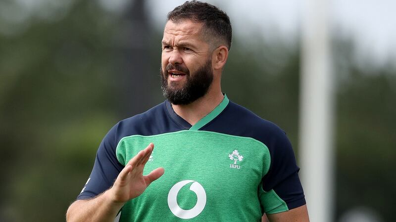 Andy Farrell: will have plenty to ponder as he succeeds Joe Schmidt as Ireland head coach. Photograph: Dan Sheridan/Inpho