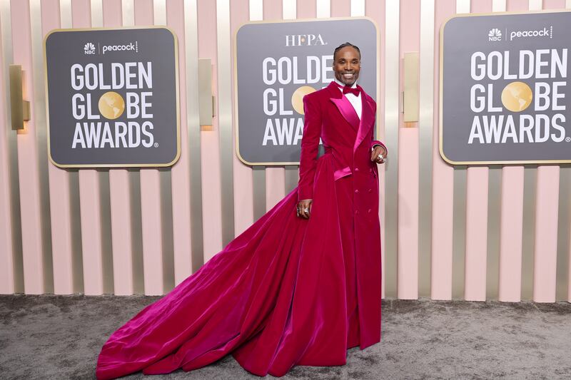 Billy Porter in Christian Siriano. Photograph: Amy Sussman/Getty Images