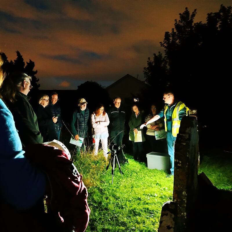 The Society for Old Lucan brings brave souls on a night-time tour of the graveyard at St Finian’s church