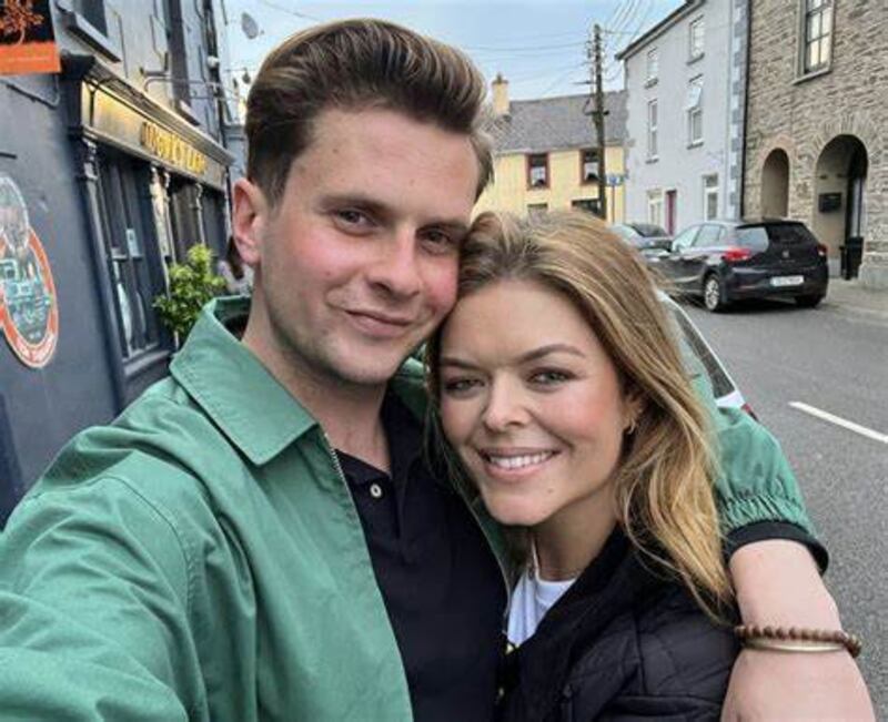 Mark Mehigan with his fiancee, Doireann Garrihy